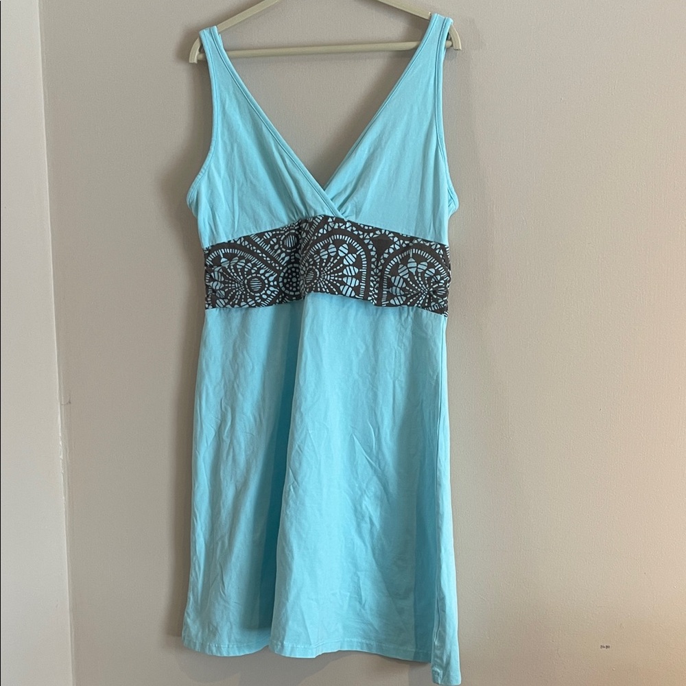 Patagonia Sleeveless Dress with Brown Pattern